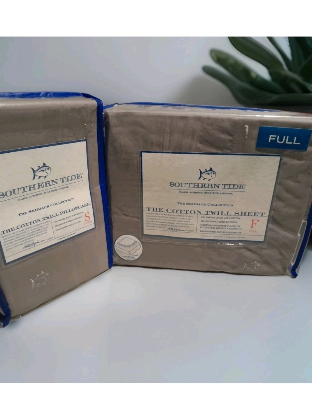 New Southern Tide Full size 6pc sheet set Grey